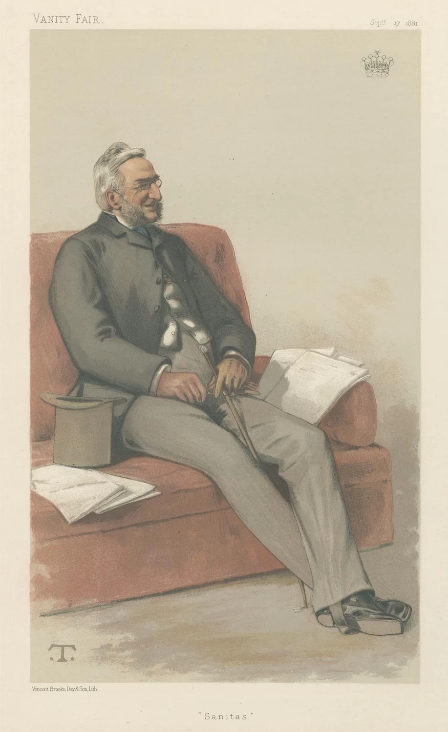 Théobald Chartran-36-Politici - Vanity Fair - Il conte Fortescue - Yale Centre for British Art